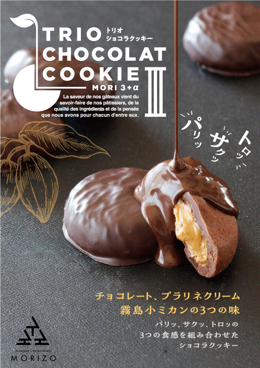 季節限定】トリオショコラクッキー5個入（送料込商品・紙手提げ袋付き