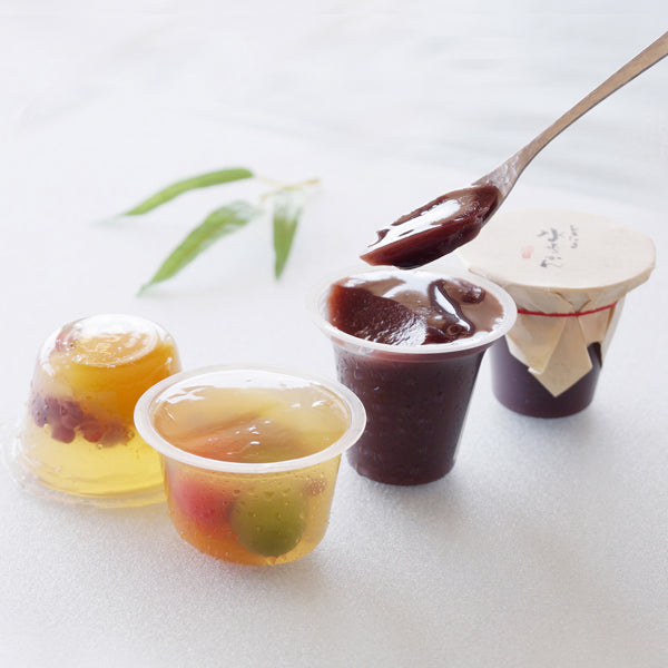 夏ギフト】色とりどりのフルーツが華やかな涼菓詰合せ（みつ豆ゼリー4
